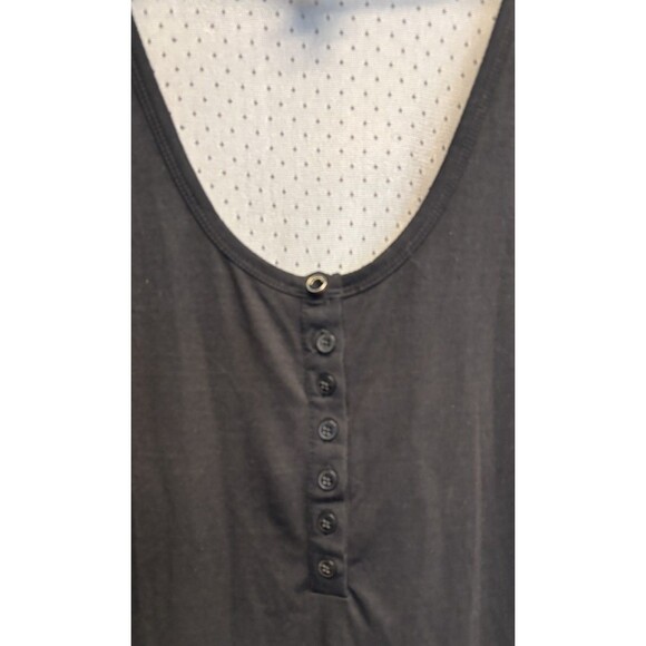 Altuzarra for Target Henley top Sheer Back Dot Tulle Sz M Black Y2K Sexy - Picture 4 of 8